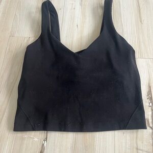 lululemon Black align tank w/o padding
